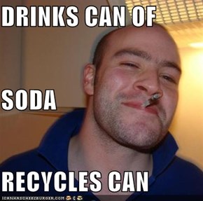 DRINKS CAN OF  SODA RECYCLES CAN