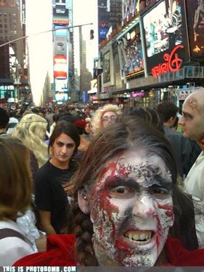 Who's scarier? The zombie or the demon girl?