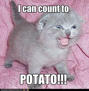 I can count to