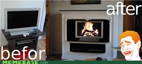 fireplace-TV!