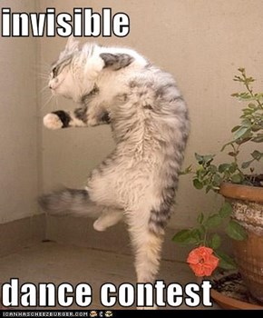 invisible  dance contest
