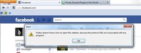 Firefox dosn't like facebook