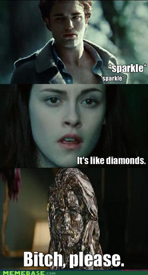 Diamonds are a...erm...vampires best friend?