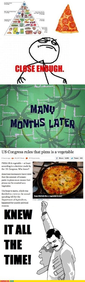 Pizza Is a Veggie [Fixed]
