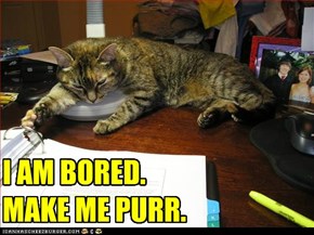 I AM BORED.