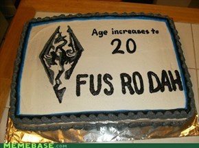 My little brother's birthday + former cake decorator mom + my nerd knowledge =