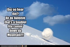 tremors of snoblol coming...