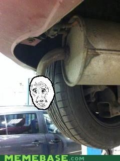 Car exhaust is ok with it.