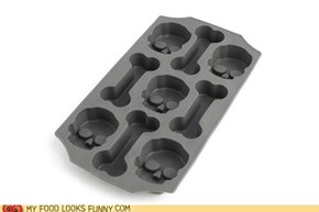 Skull and bones ice trays