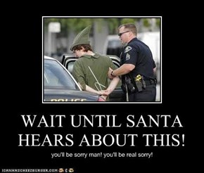 WAIT UNTIL SANTA HEARS ABOUT THIS!