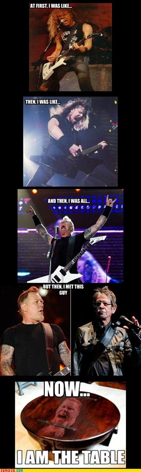 James Hetfield Throughout the Years