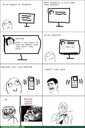 Texters, forever alone