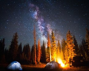 Camping Under the Milky Way
