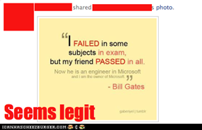 Bill Gates talks as this