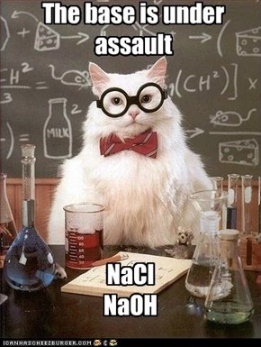 The base is under assault