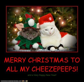 MERRY CHRISTMAS TO ALL MY CHEEZEPEEPS!