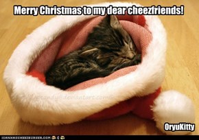 Merry Christmas to my dear cheezfriends!