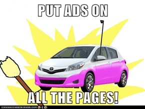 PUT ADS ON   ALL THE PAGES!