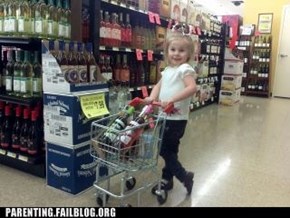 That's Exactly What Those Tiny Carts are Good For