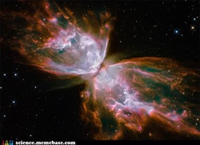 Is This the Butterfly Nebula, or Two Faces Kissing?