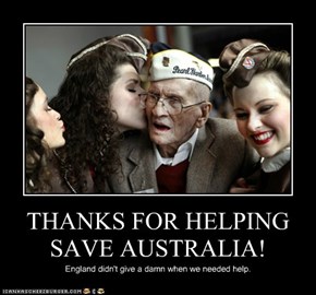 THANKS FOR HELPING SAVE AUSTRALIA!