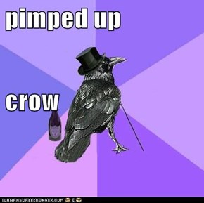 pimped up crow
