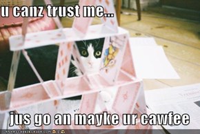 u canz trust me...  jus go an mayke ur cawfee