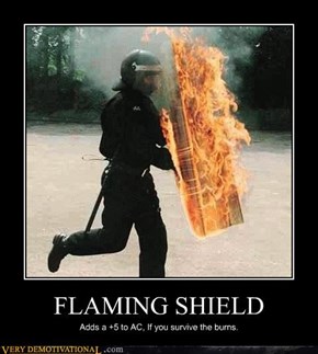 FLAMING SHIELD
