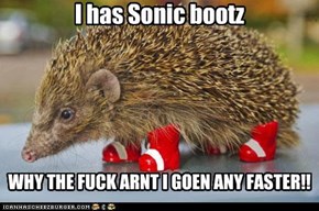 I has Sonic bootz