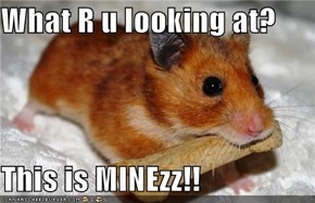 What R u looking at?  This is MINEzz!!