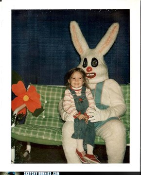 This Bunny Couldn't Believe How Easily Satisfied This Child Was