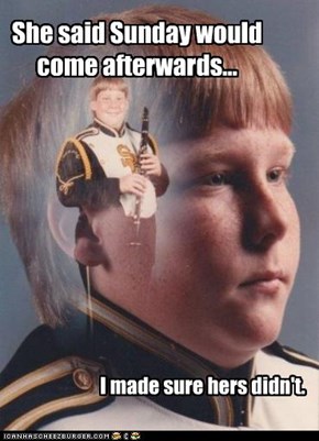 PTSD Clarinet Kid: No More Friday. Ever.