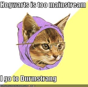 Hogwarts is too mainstream  I go to Durmstrang