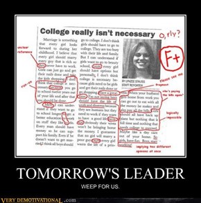 TOMORROW'S LEADER