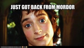 Frodo simply walks into mordor