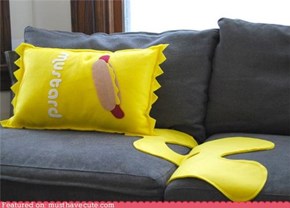 Mustard Spill Pillow