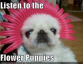 Listen to the  Flower Puppies