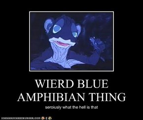 WIERD BLUE AMPHIBIAN THING