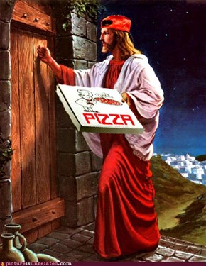 He Delivers Hope and Pizza