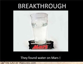 WATER ON MARS !!!