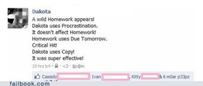 A Wild Homework Appears