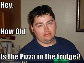 Hey, How Old Is the Pizza in the fridge?