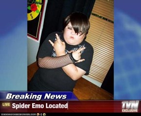 Breaking News - Spider Emo Located