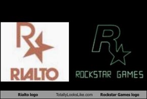 Rialto logo Totally Looks Like Rockstar Games logo