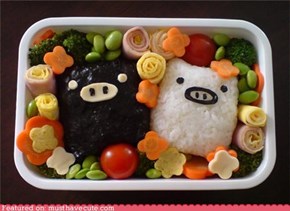Epicute: Piggie Bento Rice Balls
