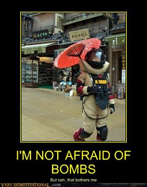 I'M NOT AFRAID OF BOMBS