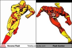 Reverse Flash Totally Looks Like Flash Gordon