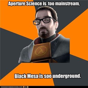 Hipster Gordon Freeman: The Right Career Path