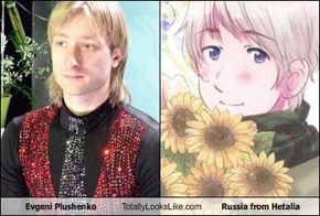 Evgeni Plushenko Totally Looks Like Russia from Hetalia
