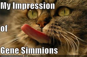 My Impression of Gene Simmions